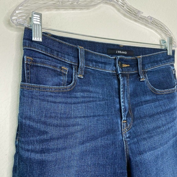 J Brand W 811 Mid Rise Step Hem in Mesmeric Skinny Jeans Sz 27 - Picture 3 of 9